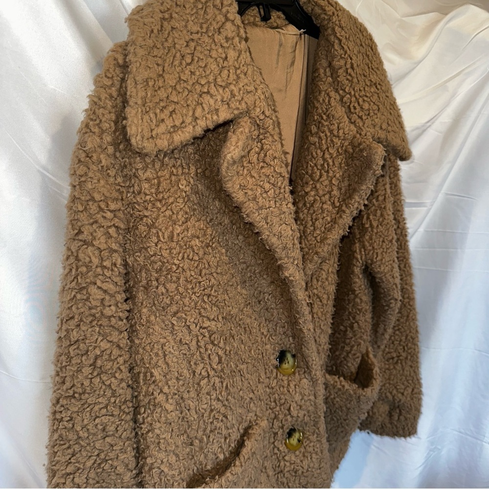 Free People *SO SOFT* Teddy Coat Size L